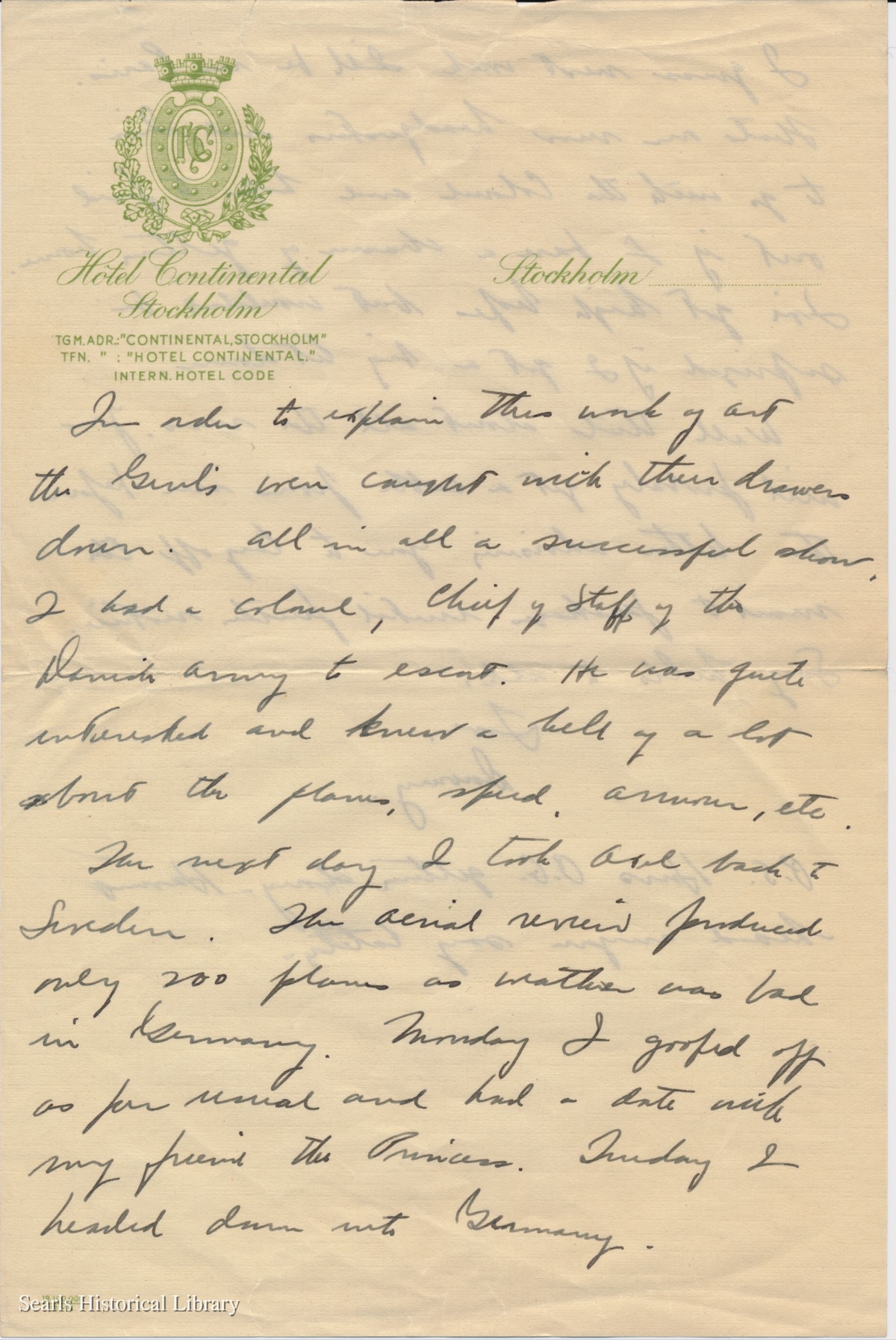 An 1850s handwritten document from the Searls Historical Library Clinch-Tremoureux Family Collection